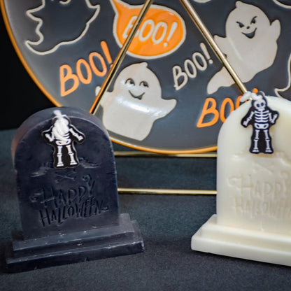 Spooky Fun Halloween Tombstone Candles - Adorable Decorative Party Accents for Your Home Décor