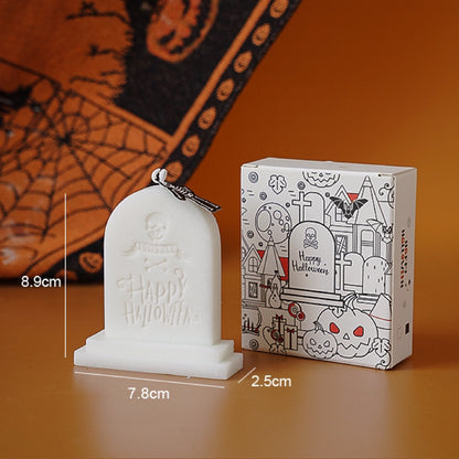 Spooky Fun Halloween Tombstone Candles - Adorable Decorative Party Accents for Your Home Décor