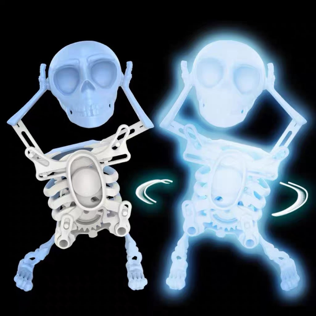 Dancing Skeleton Toy Stress Relief Relaxation Toys Anxiety Relief 3D Fun Toys Ornaments Dancing Toys