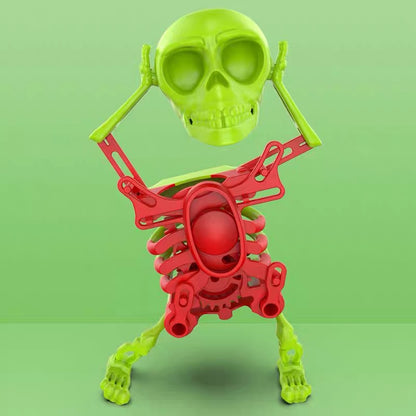 Dancing Skeleton Toy Stress Relief Relaxation Toys Anxiety Relief 3D Fun Toys Ornaments Dancing Toys