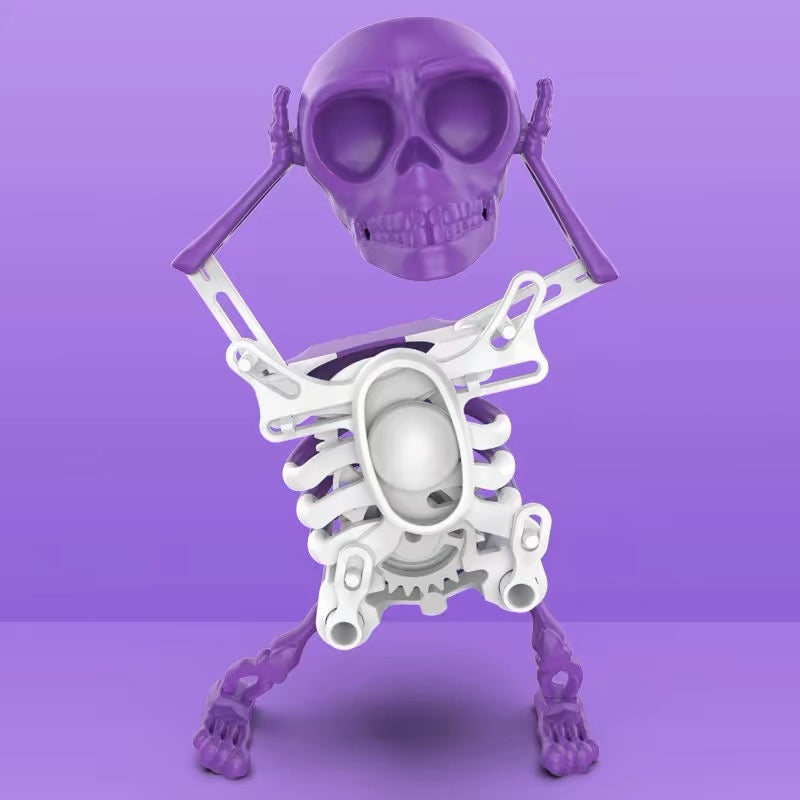 Dancing Skeleton Toy Stress Relief Relaxation Toys Anxiety Relief 3D Fun Toys Ornaments Dancing Toys